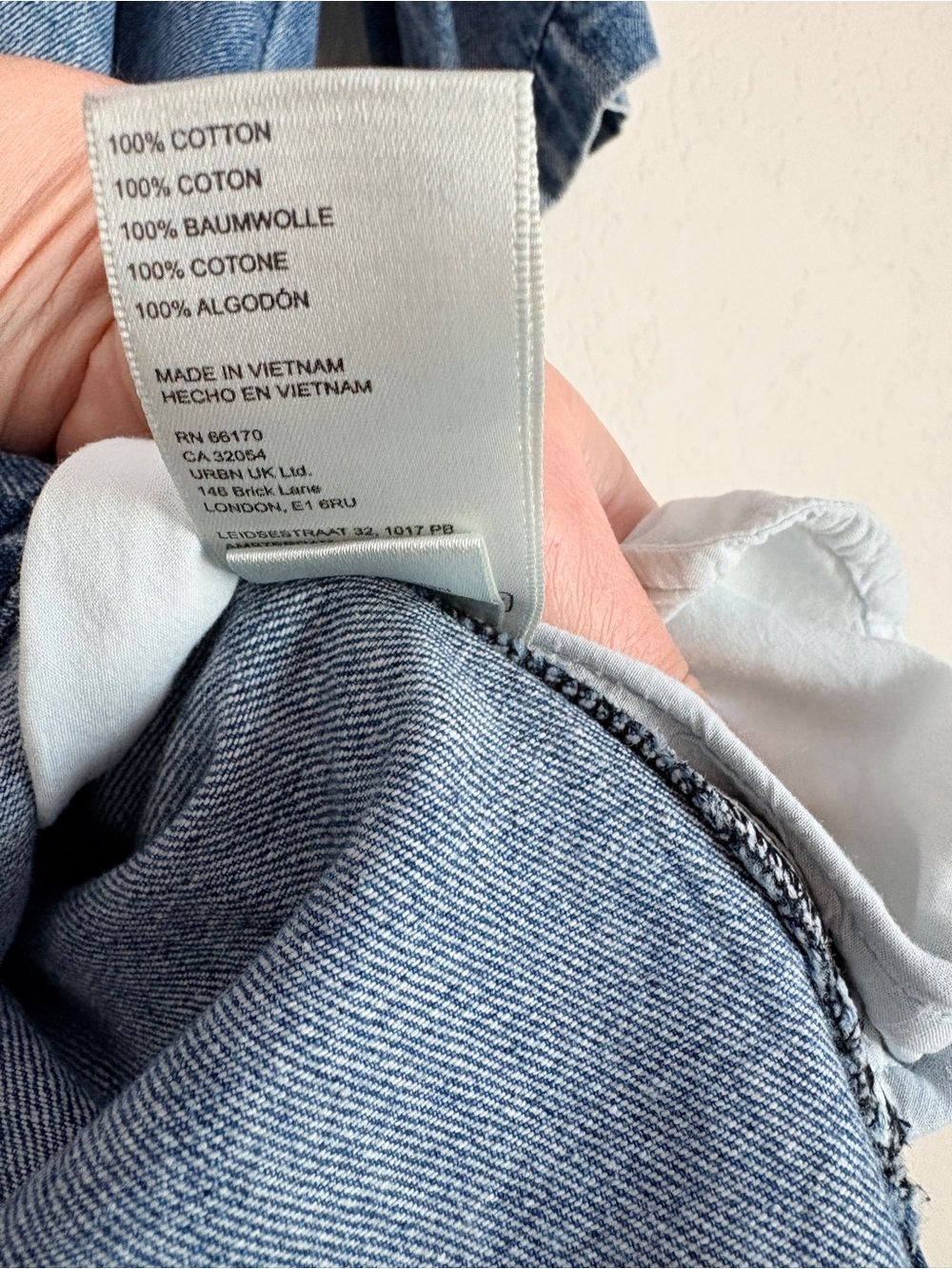 Free People Remino Denim Mini Dress - Picture 6 of 12